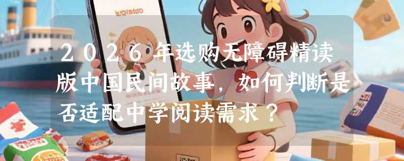 2026年选购无障碍精读版中国民间故事，如何判断是否适配中学阅读需求？
