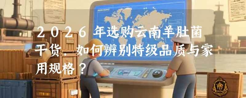 2026年选购云南羊肚菌干货，如何辨别特级品质与家用规格？