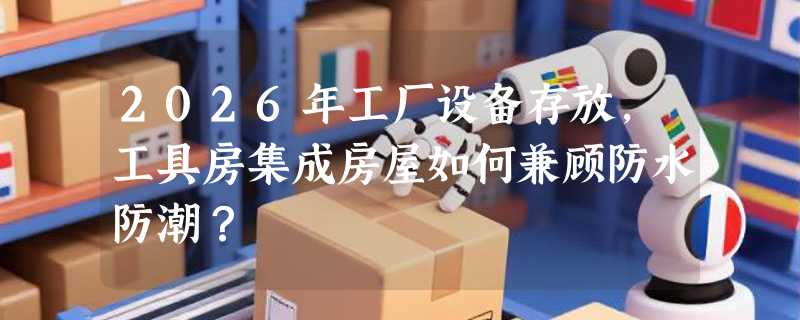 2026年工厂设备存放，工具房集成房屋如何兼顾防水防潮？