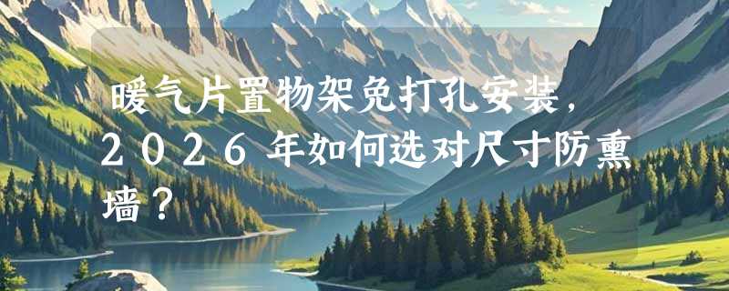 暖气片置物架免打孔安装，2026年如何选对尺寸防熏墙？