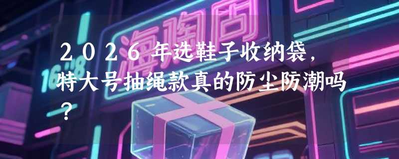 2026年选鞋子收纳袋，特大号抽绳款真的防尘防潮吗？