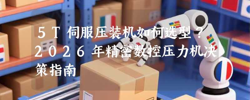 5T伺服压装机如何选型？2026年精密数控压力机决策指南
