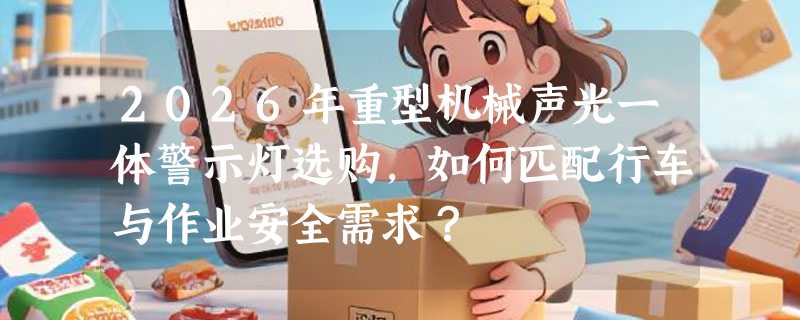 2026年重型机械声光一体警示灯选购，如何匹配行车与作业安全需求？