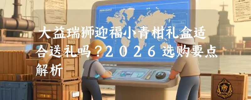 大益瑞狮迎福小青柑礼盒适合送礼吗？2026选购要点解析