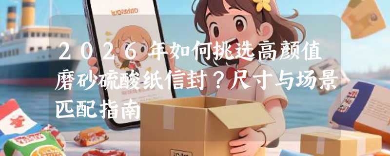 2026年如何挑选高颜值磨砂硫酸纸信封？尺寸与场景匹配指南