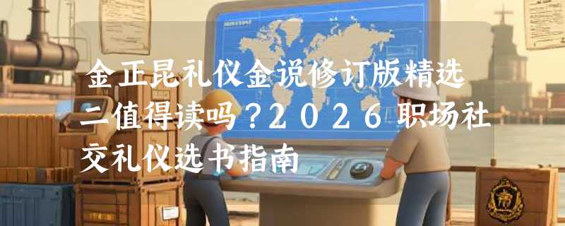 金正昆礼仪金说修订版精选二值得读吗？2026职场社交礼仪选书指南