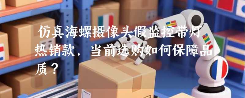 仿真海螺摄像头假监控带灯热销款，当前选购如何保障品质？