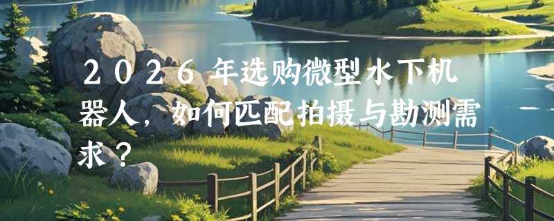 2026年选购微型水下机器人，如何匹配拍摄与勘测需求？