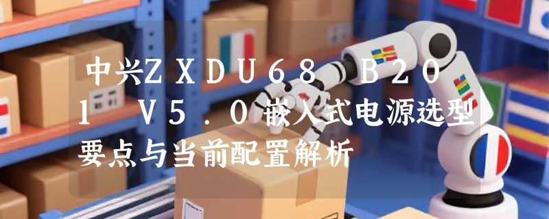 中兴ZXDU68 B201 V5.0嵌入式电源选型要点与当前配置解析