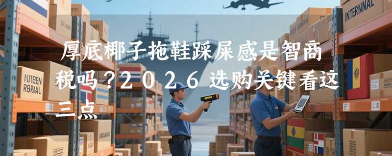 厚底椰子拖鞋踩屎感是智商税吗？2026选购关键看这三点