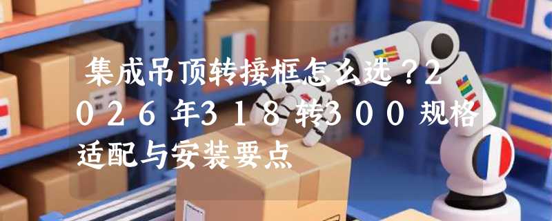 集成吊顶转接框怎么选？2026年318转300规格适配与安装要点