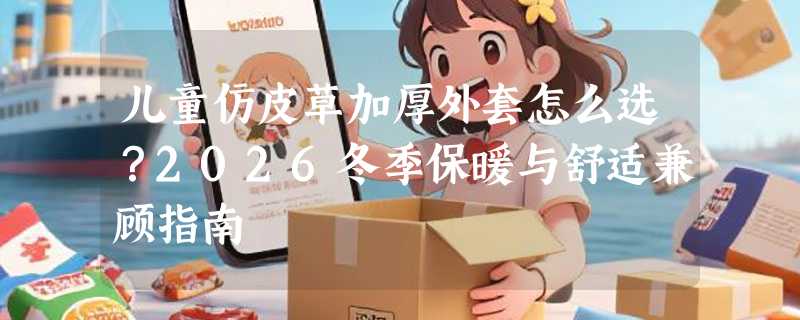儿童仿皮草加厚外套怎么选？2026冬季保暖与舒适兼顾指南
