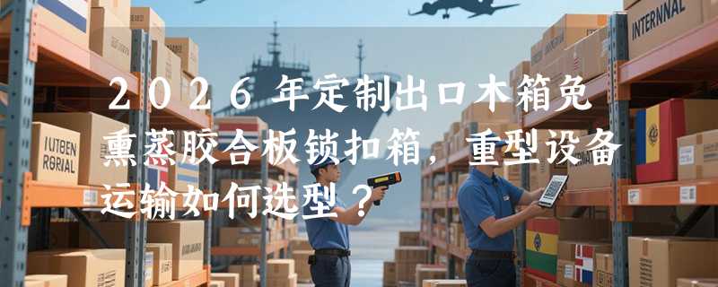 2026年定制出口木箱免熏蒸胶合板锁扣箱，重型设备运输如何选型？