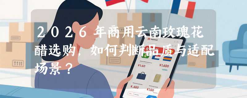 2026年商用云南玫瑰花醋选购，如何判断品质与适配场景？