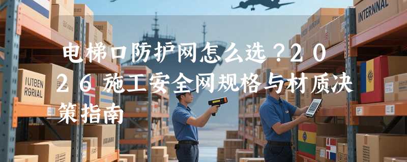 电梯口防护网怎么选？2026施工安全网规格与材质决策指南