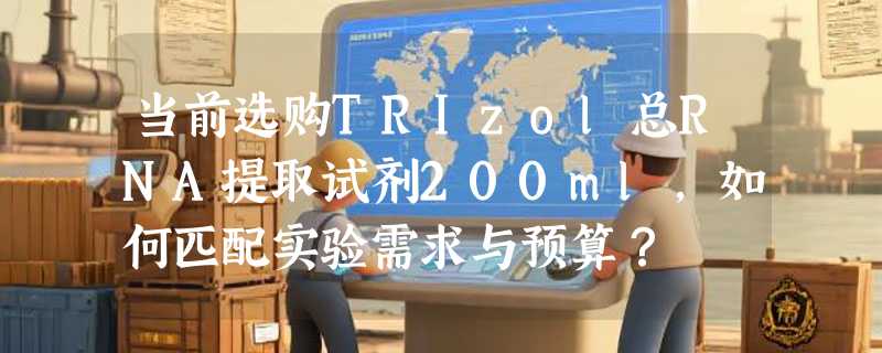 当前选购TRIzol总RNA提取试剂200ml，如何匹配实验需求与预算？