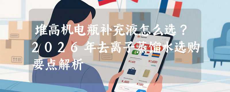 堆高机电瓶补充液怎么选？2026年去离子蒸馏水选购要点解析