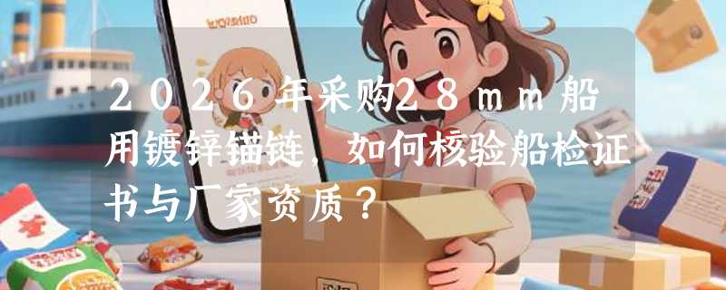 2026年采购28mm船用镀锌锚链，如何核验船检证书与厂家资质？