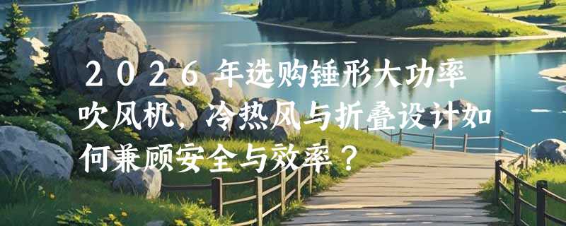 2026年选购锤形大功率吹风机，冷热风与折叠设计如何兼顾安全与效率？