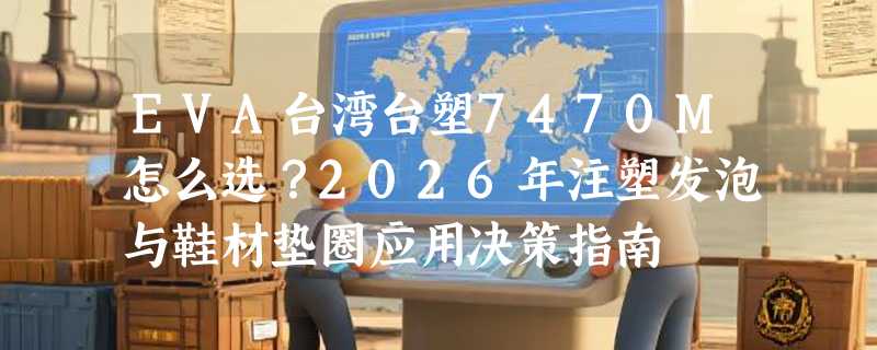EVA台湾台塑7470M怎么选？2026年注塑发泡与鞋材垫圈应用决策指南
