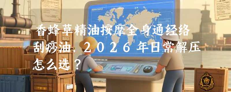香蜂草精油按摩全身通经络刮痧油，2026年日常解压怎么选？