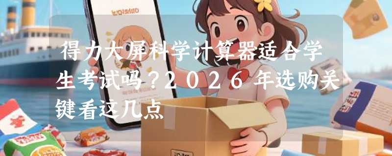 得力大屏科学计算器适合学生考试吗？2026年选购关键看这几点