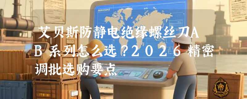 艾贝斯防静电绝缘螺丝刀AB系列怎么选？2026精密调批选购要点