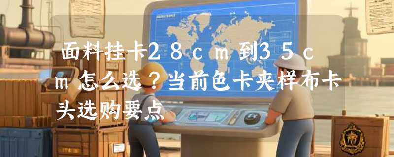 面料挂卡28cm到35cm怎么选？当前色卡夹样布卡头选购要点