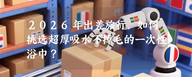 2026年出差旅行，如何挑选超厚吸水不掉毛的一次性浴巾？