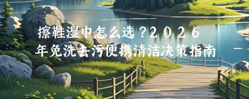 擦鞋湿巾怎么选？2026年免洗去污便携清洁决策指南