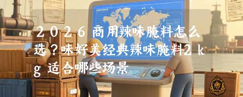 2026商用辣味腌料怎么选？味好美经典辣味腌料2kg适合哪些场景