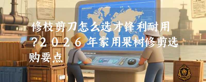 修枝剪刀怎么选才锋利耐用？2026年家用果树修剪选购要点