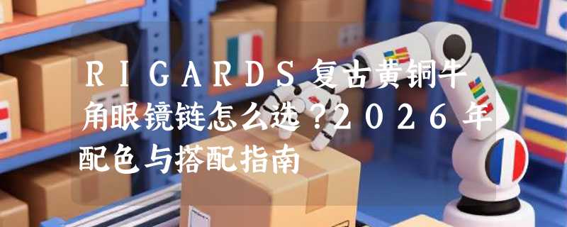 RIGARDS复古黄铜牛角眼镜链怎么选？2026年配色与搭配指南