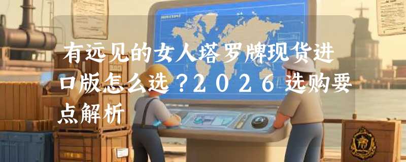 有远见的女人塔罗牌现货进口版怎么选？2026选购要点解析