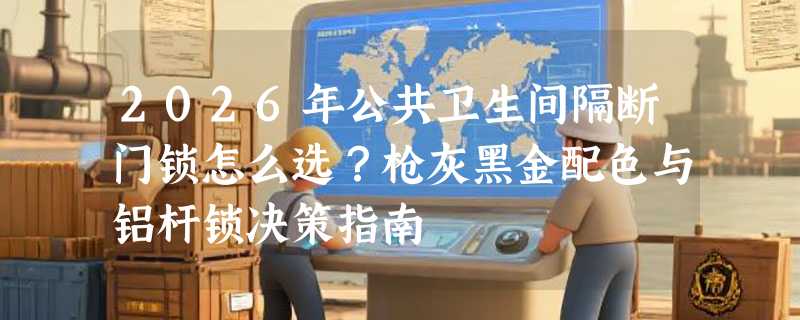 2026年公共卫生间隔断门锁怎么选？枪灰黑金配色与铝杆锁决策指南