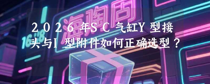2026年SC气缸Y型接头与I型附件如何正确选型？