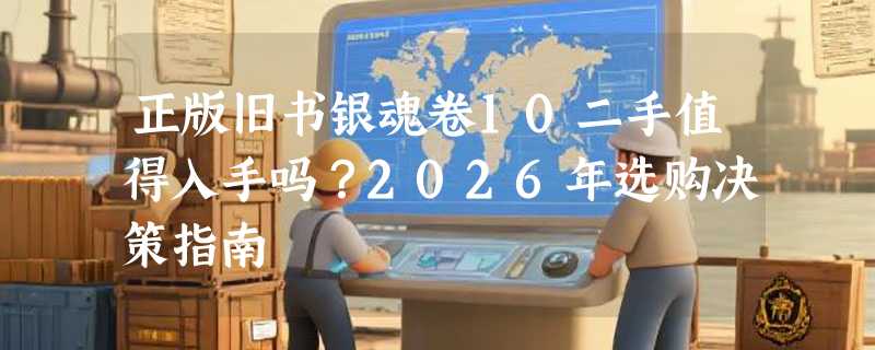 正版旧书银魂卷10二手值得入手吗？2026年选购决策指南