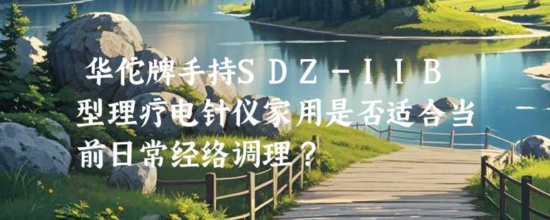 华佗牌手持SDZ-IIB型理疗电针仪家用是否适合当前日常经络调理？