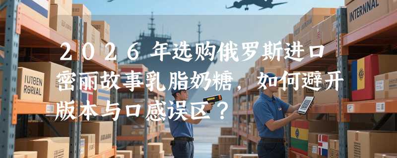 2026年选购俄罗斯进口密丽故事乳脂奶糖，如何避开版本与口感误区？