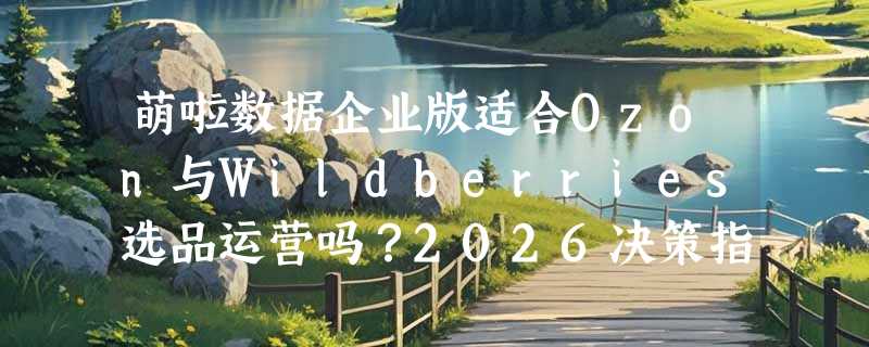 萌啦数据企业版适合Ozon与Wildberries选品运营吗？2026决策指南