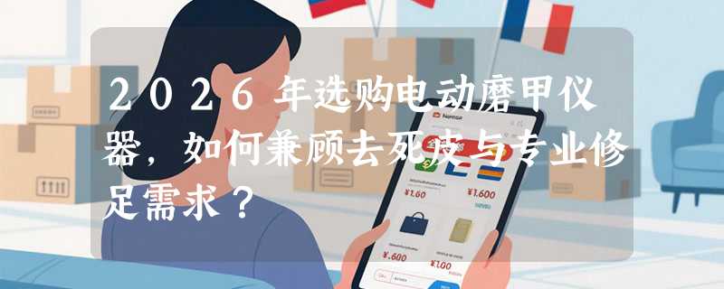 2026年选购电动磨甲仪器，如何兼顾去死皮与专业修足需求？