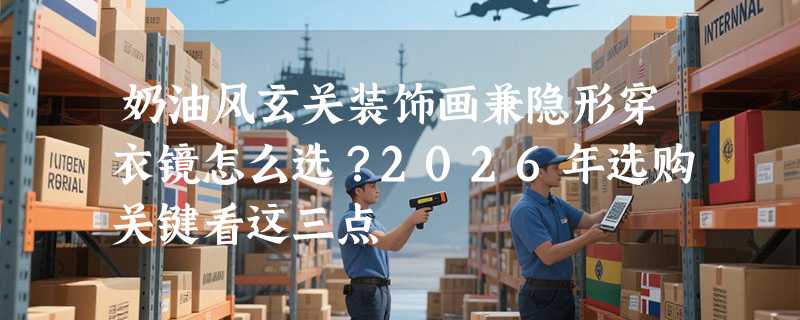奶油风玄关装饰画兼隐形穿衣镜怎么选？2026年选购关键看这三点