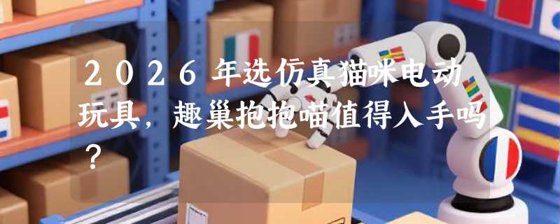 2026年选仿真猫咪电动玩具，趣巢抱抱喵值得入手吗？