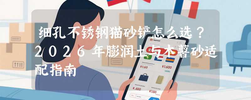 细孔不锈钢猫砂铲怎么选？2026年膨润土与木薯砂适配指南