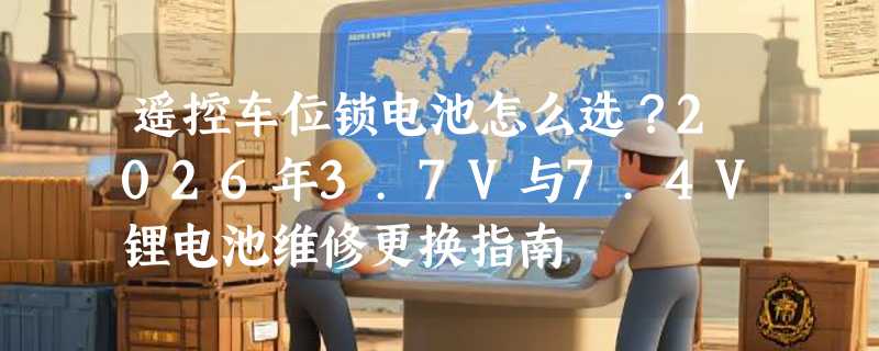 遥控车位锁电池怎么选？2026年3.7V与7.4V锂电池维修更换指南