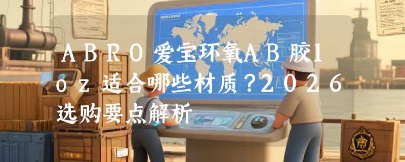 ABRO爱宝环氧AB胶1oz适合哪些材质？2026选购要点解析