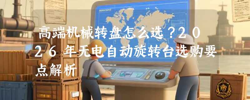 高端机械转盘怎么选？2026年无电自动旋转台选购要点解析