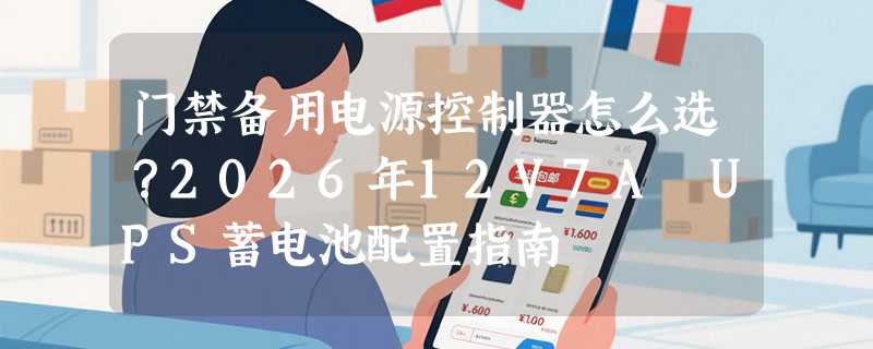 门禁备用电源控制器怎么选？2026年12V7A UPS蓄电池配置指南