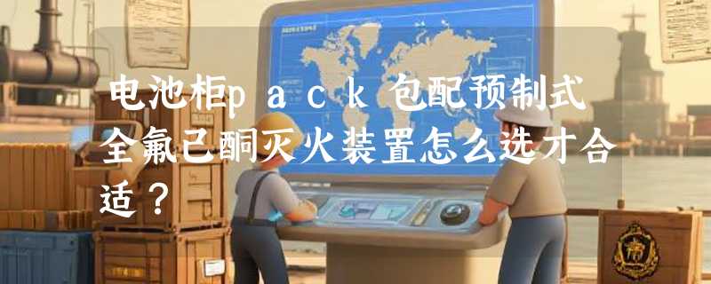 电池柜pack包配预制式全氟己酮灭火装置怎么选才合适？