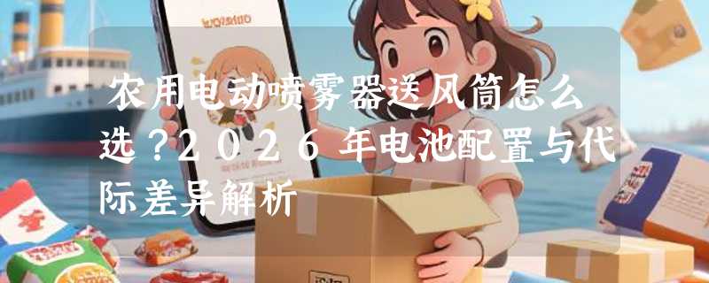 农用电动喷雾器送风筒怎么选？2026年电池配置与代际差异解析